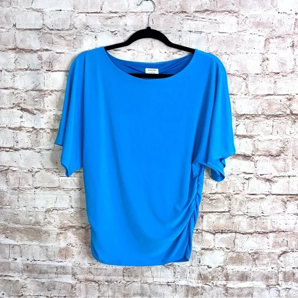 Aritzia Babaton Wavenlength T-shirt in Splash Blue Size Large NEW - Picture 1 of 10